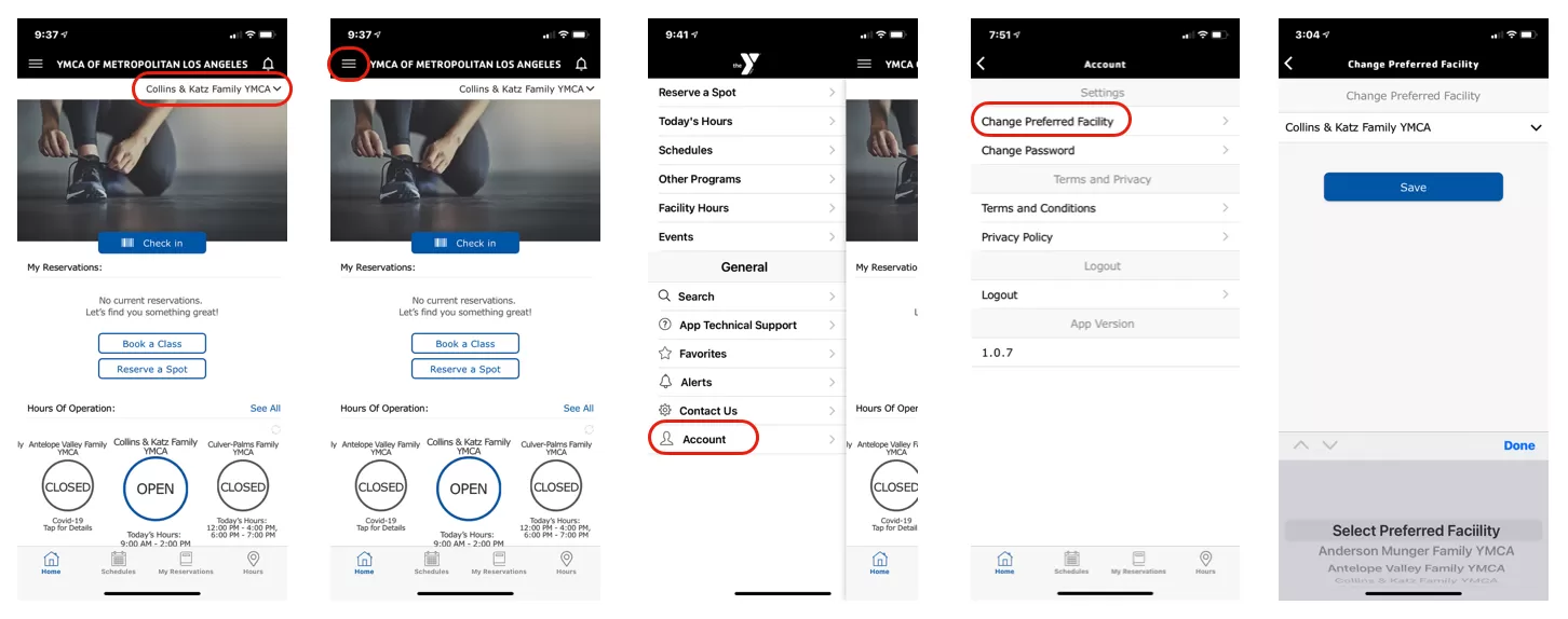 Setting your preferred branch